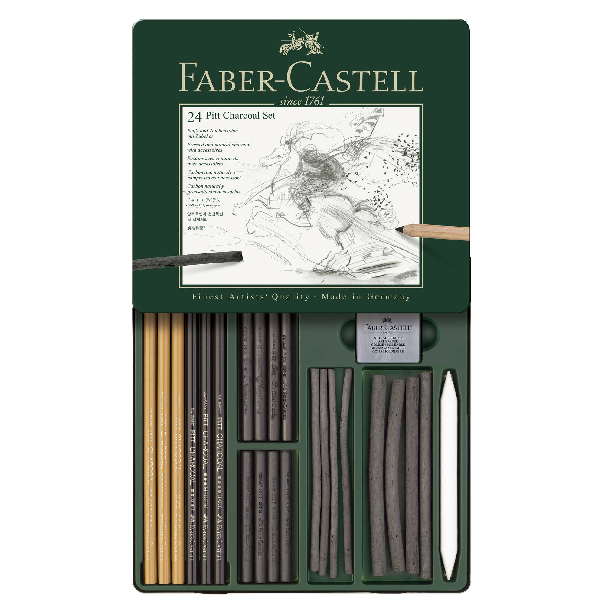 Faber-Castel Pitt Charcoal 24-Piece Set
